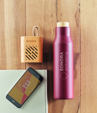 Logo trade business gift photo of: 3W Bamboo wireless speaker