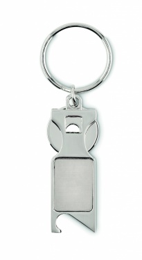 Logo trade advertising products picture of: Euro Token key ring Porvoo