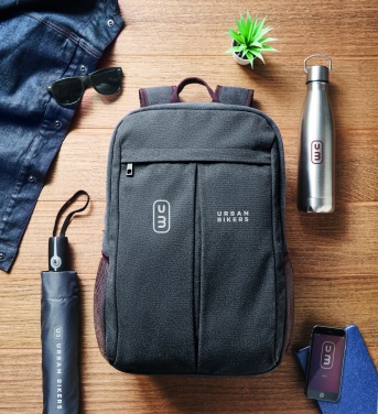 Logotrade promotional giveaway image of: Laptop backpack in canvas
