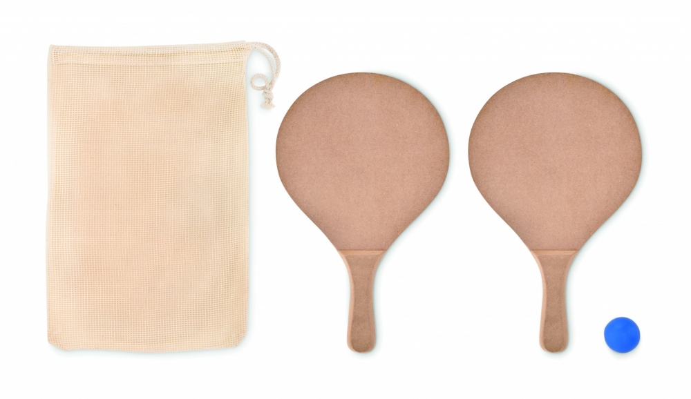 Logo trade advertising products picture of: Beach tennis set