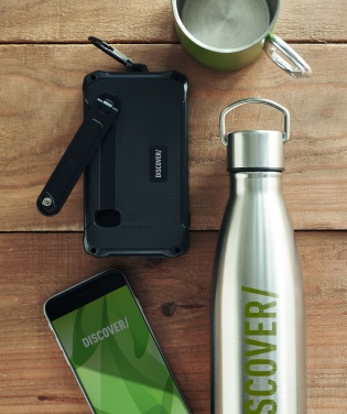 Logo trade promotional items image of: 8000 mAh solar dynamo charger