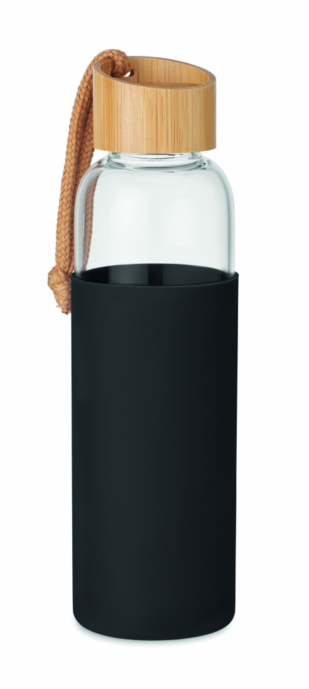 Logo trade promotional gifts image of: Glass Bottle 500 ml in pouch