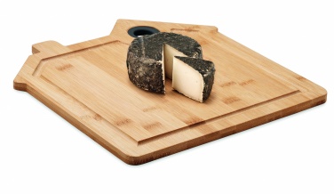 Logo trade promotional merchandise picture of: Bamboo house cutting board