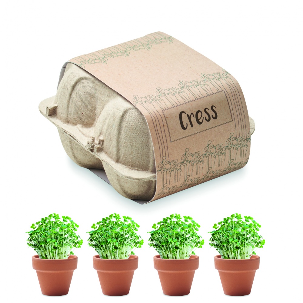 Logotrade promotional gift picture of: Egg carton growing kit