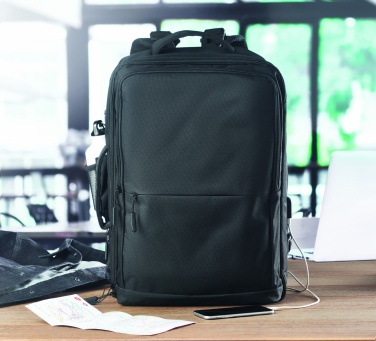 Logo trade advertising products picture of: Backpack 600D RPET