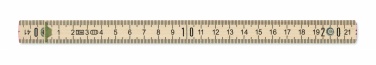 Logo trade advertising product photo of: Carpenter ruler in wood 2m