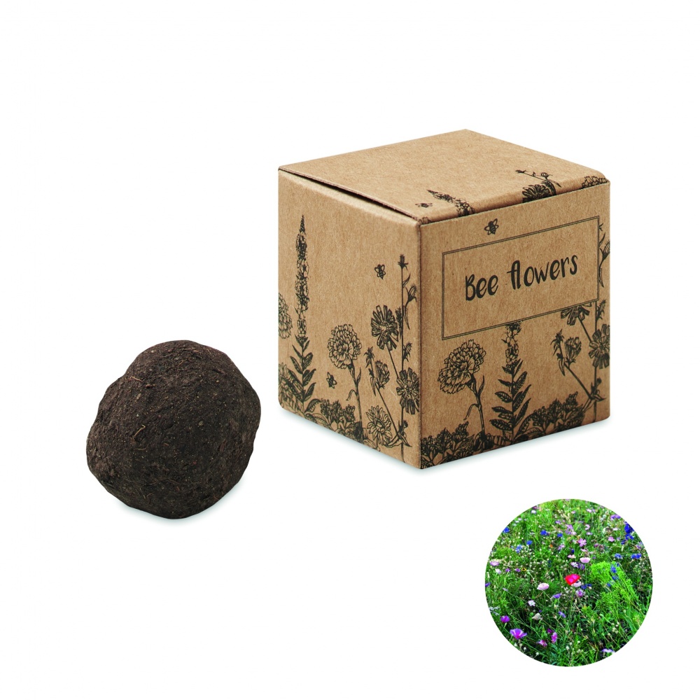 Logotrade promotional item image of: Seed bomb with bee flowers