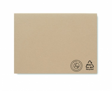 Logo trade business gift photo of: Recycled paper memo set