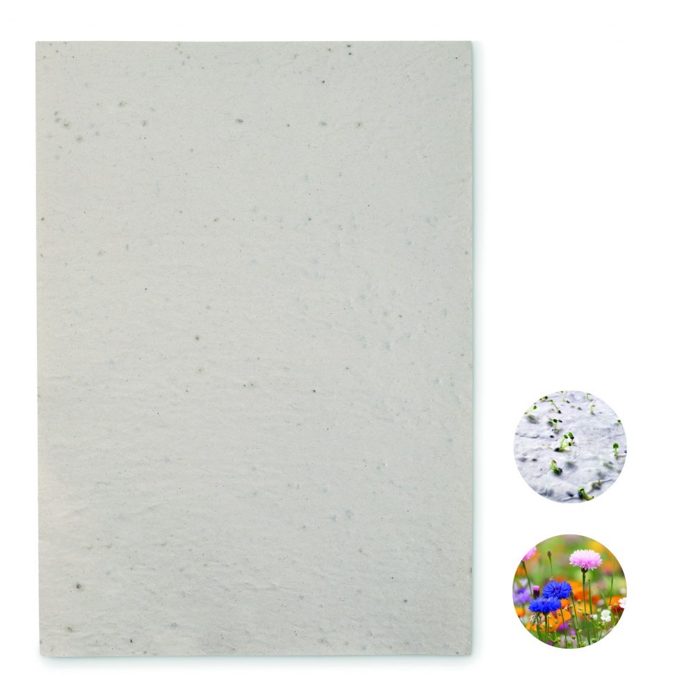 Logotrade promotional merchandise picture of: A4 wildflower seed paper sheet