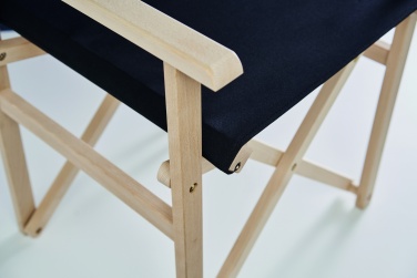 Logo trade promotional giveaways image of: Foldable wooden beach chair