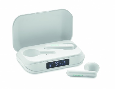 Logo trade promotional products picture of: Recycled ABS TWS earbuds