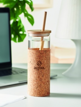 Logotrade promotional products photo of: Glass tumbler sleeve 450 ml