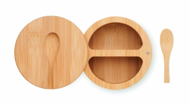 Logo trade advertising products picture of: Salt and pepper bamboo box