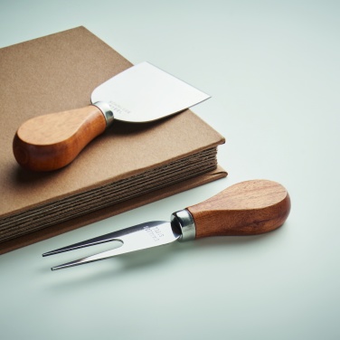 Logo trade corporate gifts image of: Set of 4 cheese knives