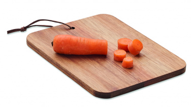 Logo trade promotional giveaways image of: Acacia wood cutting board