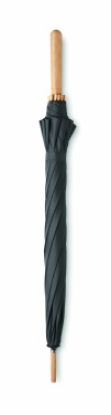 Logo trade promotional items picture of: 23,5 inch RPET/bamboo umbrella