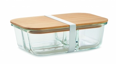 Logotrade promotional merchandise picture of: Glass lunch box with bamboo lid