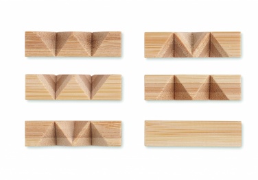 Logotrade promotional gifts photo of: Bamboo brain teaser star shape