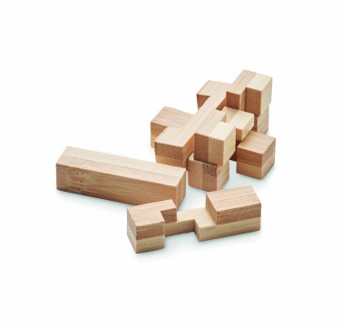 Logotrade promotional gift image of: Bamboo brain teaser puzzle