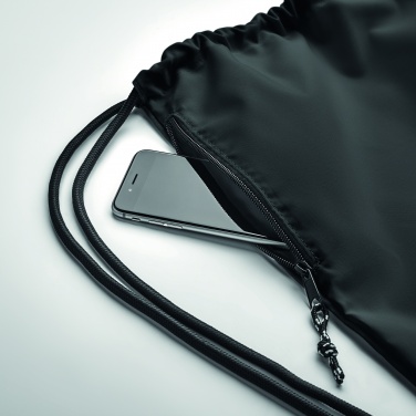 Logotrade promotional product image of: Large drawstring bag 300D RPET