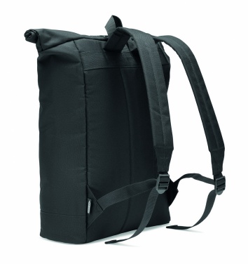 Logo trade promotional merchandise image of: 600D RPET rolltop backpack