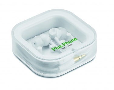 Logo trade advertising products image of: Ear plug with silicone