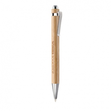 Logotrade promotional gift image of: Bamboo automatic ball pen