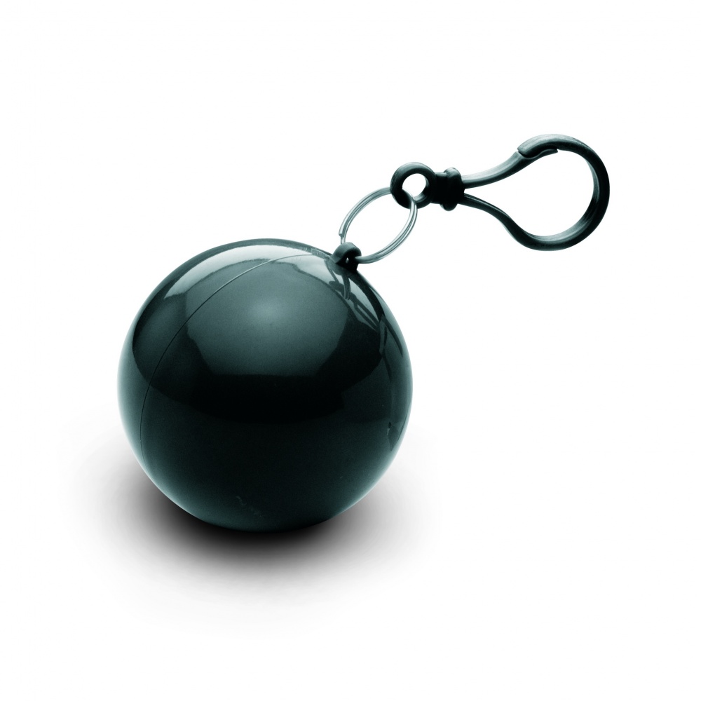 Logo trade promotional merchandise picture of: Poncho in round container