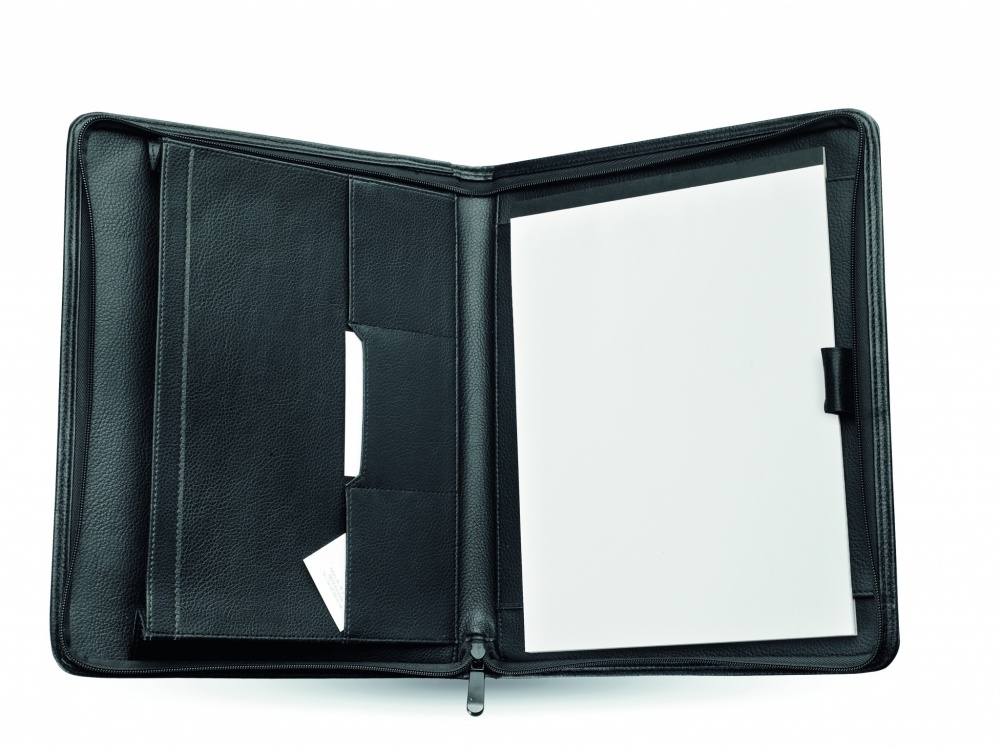 Logotrade promotional merchandise picture of: A4 leather conference folder