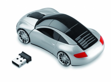 Logo trade promotional giveaways picture of: Wireless mouse in car shape