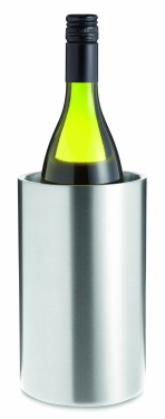 Logo trade promotional giveaways image of: Stainless steel bottle cooler