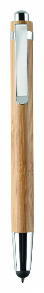 Logo trade promotional item photo of: Ball pen in ABS and bamboo