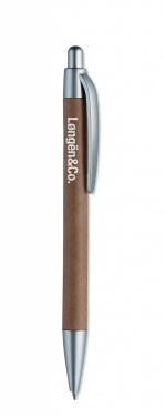 Logotrade promotional giveaways photo of: Carton barrel ball pen