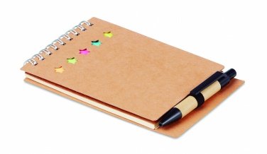 Logotrade business gift image of: Notepad with pen and memo pad
