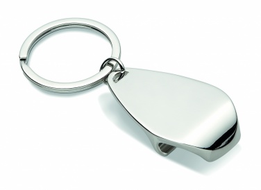 Logotrade promotional products photo of: Bottle opener key ring Tornio