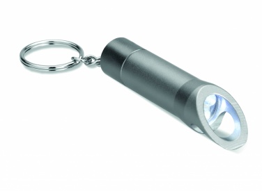 Logo trade promotional product photo of: Metal torch key ring Ylivieska
