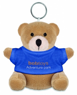 Logotrade advertising products photo of: Teddy bear key ring FINLAND