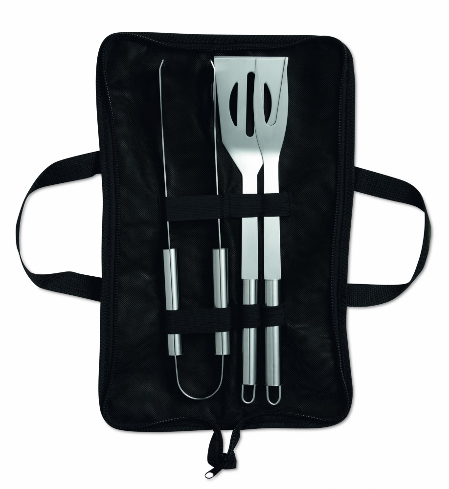 Logotrade promotional gift picture of: 3 Barbecue tools in pouch