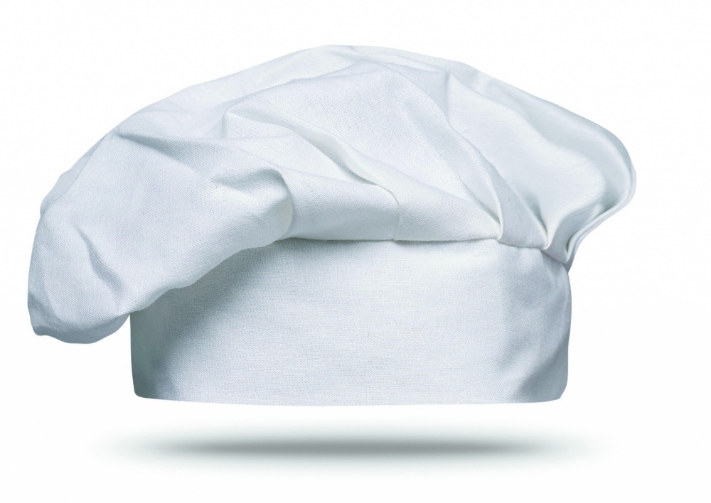 Logotrade advertising product picture of: Cotton chef hat 130 gsm