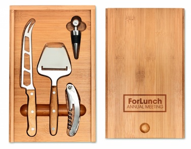 Logotrade promotional giveaway image of: Cheese and wine set
