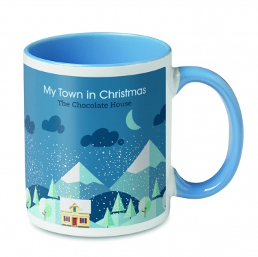 Logo trade promotional giveaways picture of: Coloured sublimation mug