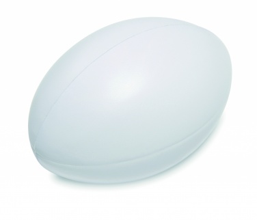 Logo trade business gifts image of: Anti-stress PU rugby ball