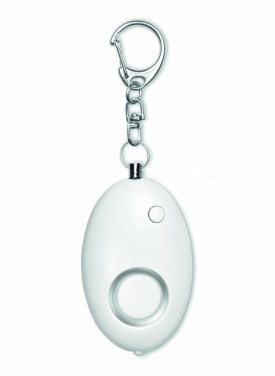 Logo trade promotional giveaways image of: Personal alarm with key ring Ventspils
