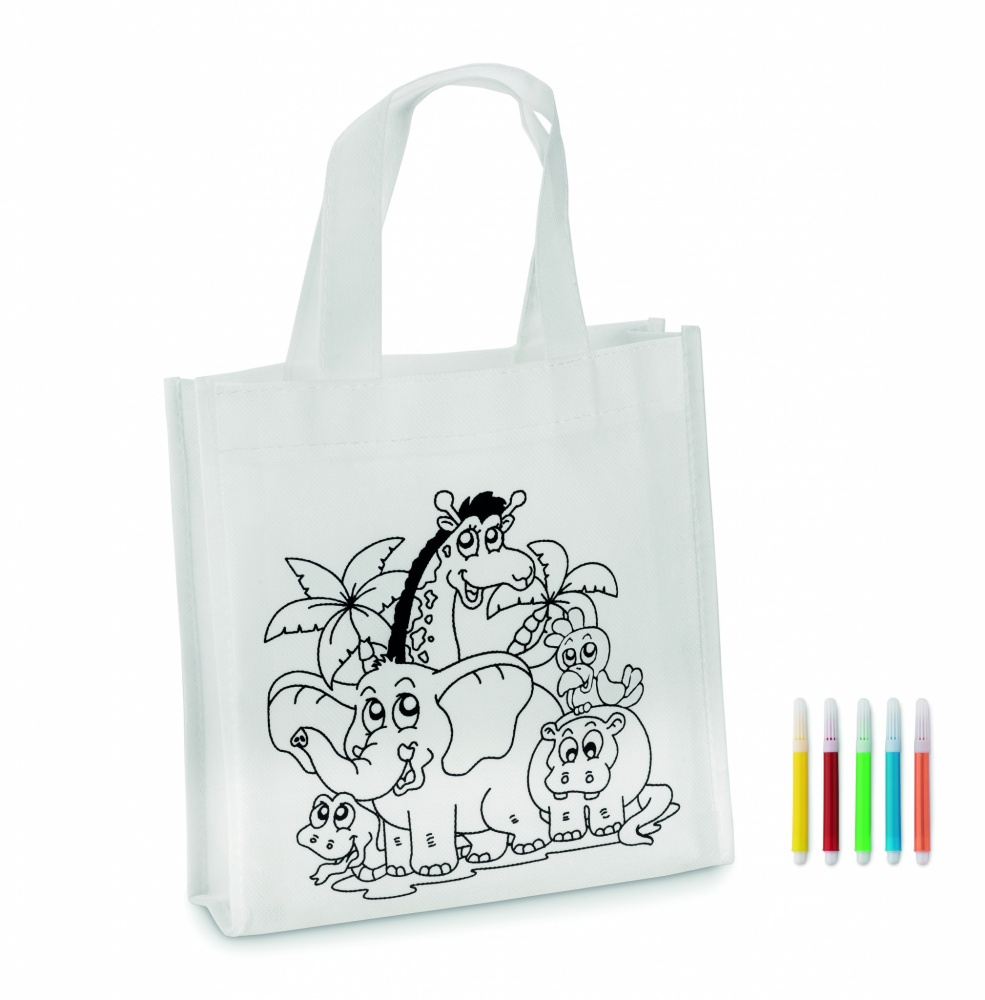 Logo trade business gifts image of: Mini shopping bag