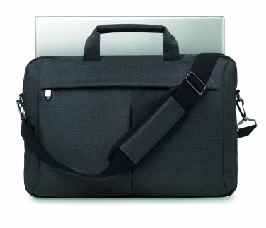Logo trade promotional giveaway photo of: Laptopbag in 360D polyester