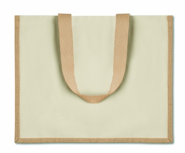 Logo trade advertising products picture of: Jute and canvas shopping bag