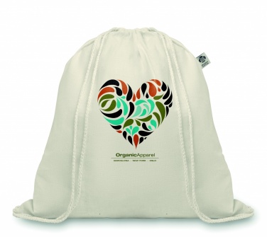 Logotrade promotional gift image of: 105gr/m² organic cotton bag