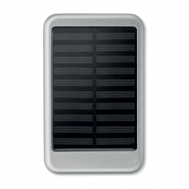 Logo trade promotional giveaways picture of: 4000 mAH solar powerbank