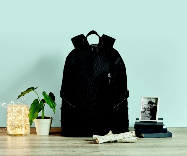 Logo trade promotional gift photo of: Polyester laptop backpack