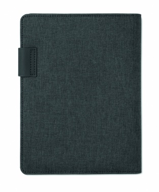 Logo trade promotional merchandise photo of: A5 folder with power bank